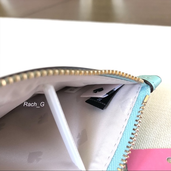 Kate Spade Splash Poolside L-zip Card Holder - Picture 6 of 7